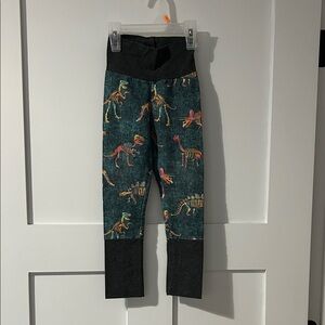 Toddler Grow With Me Pants - Size 1-3 YR - Dino Fossils